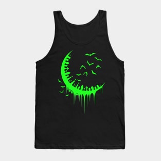 Graveyard Moon in Green Tank Top